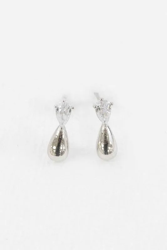 Droplet Stone Earrings