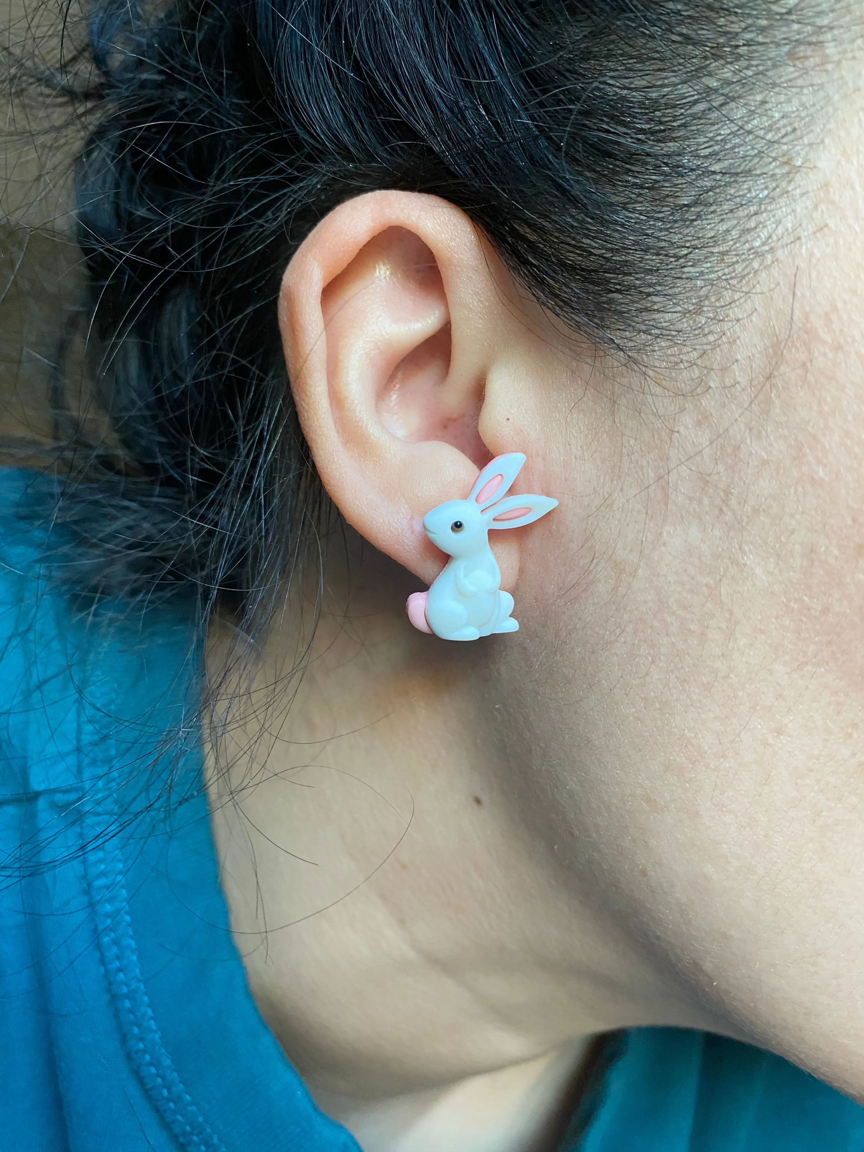 Easter Bunny Easter Stud Earrings Gift