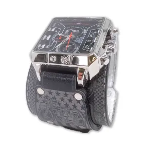 EASY RIDER IV-MENS HAND MADE-FULL GRAIN LEATHER-WATCH