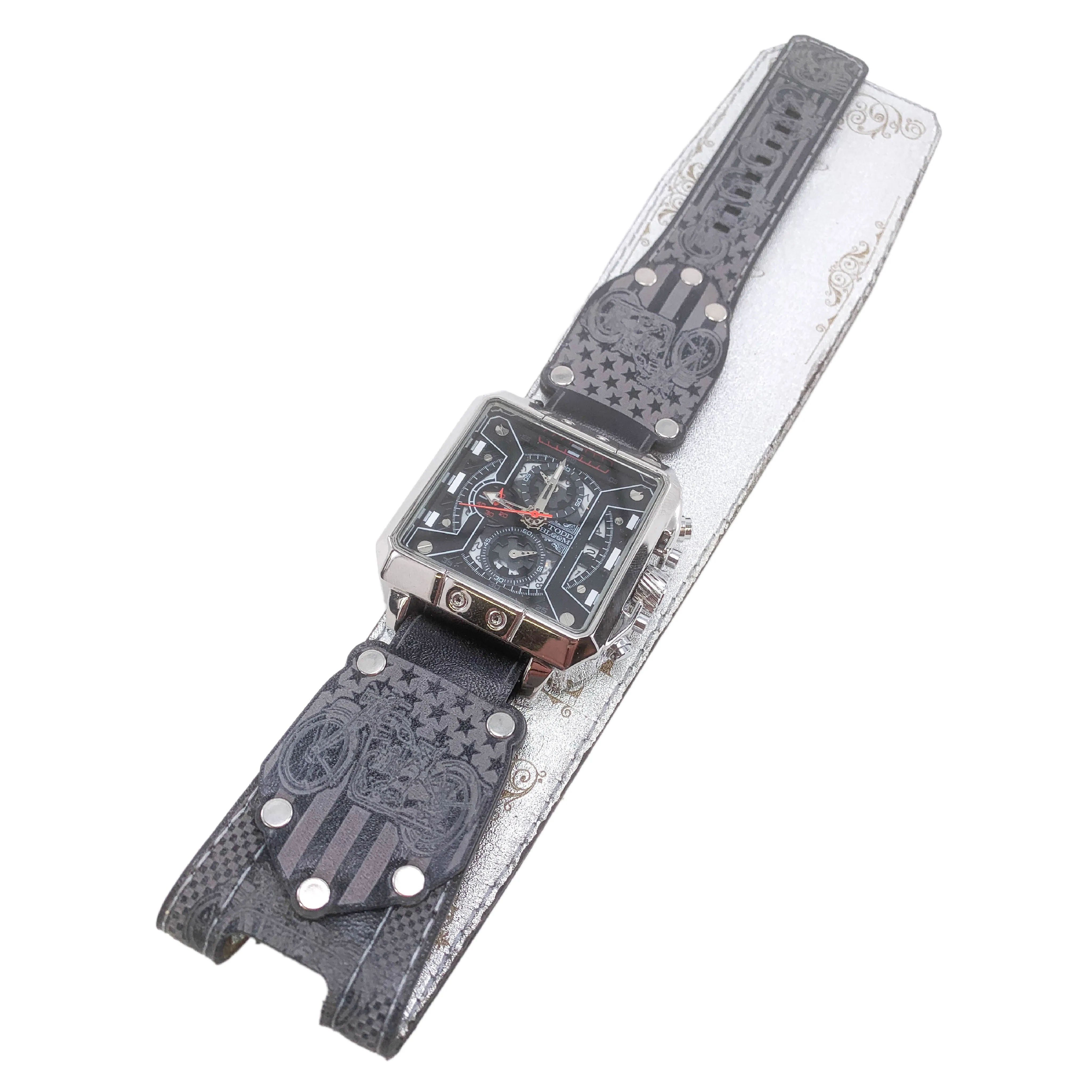 EASY RIDER IV-MENS HAND MADE-FULL GRAIN LEATHER-WATCH