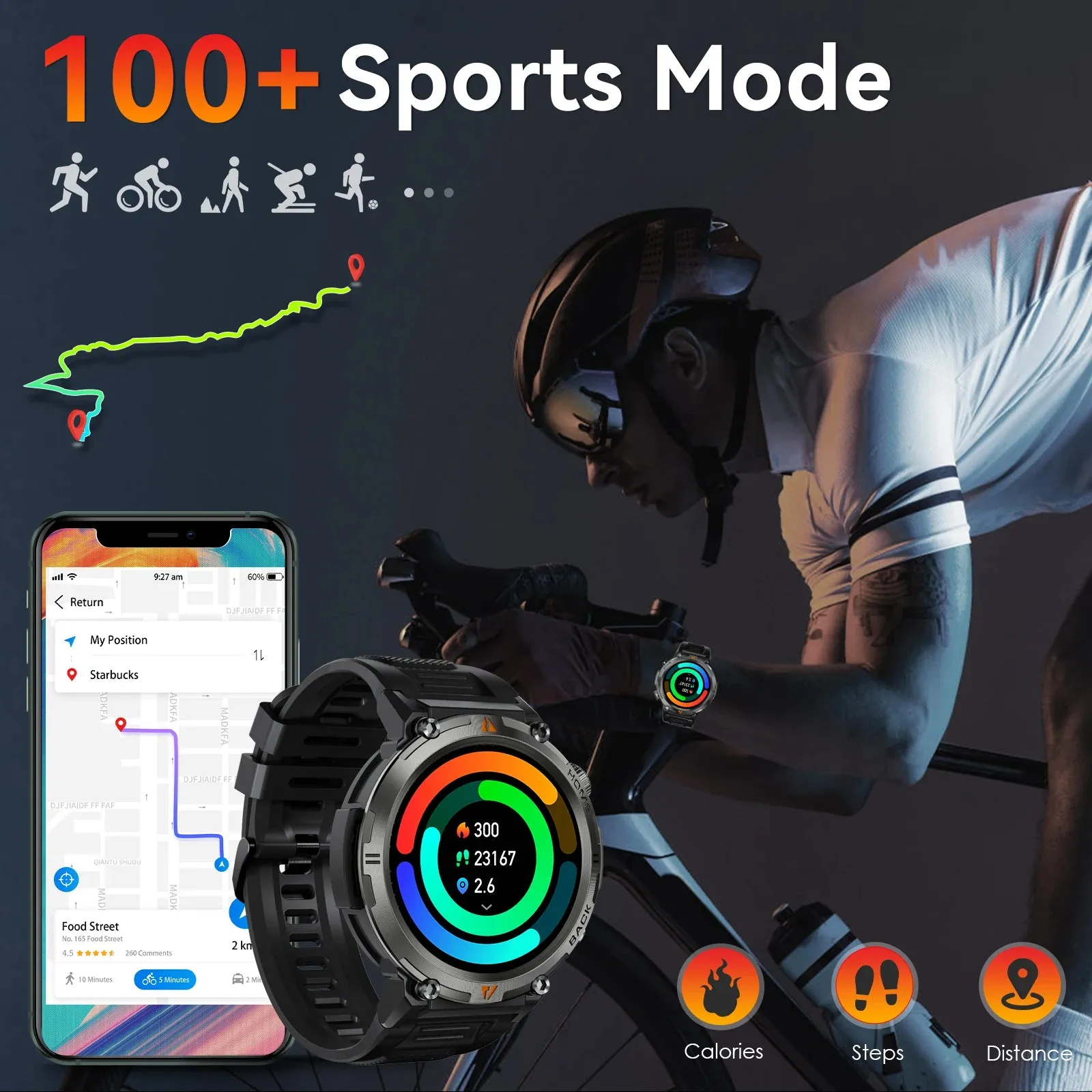 EIGIIS KE3 Bluetooth Call Smart Watch Men Full Touch Screen Health Monitor Clock With Flashlight Men SmartWatch For IOS Android