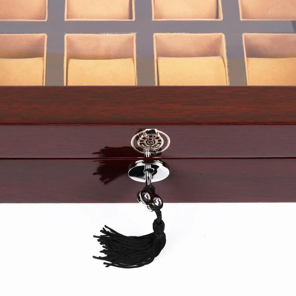 Elite Wooden Watchbox: 8 Slots