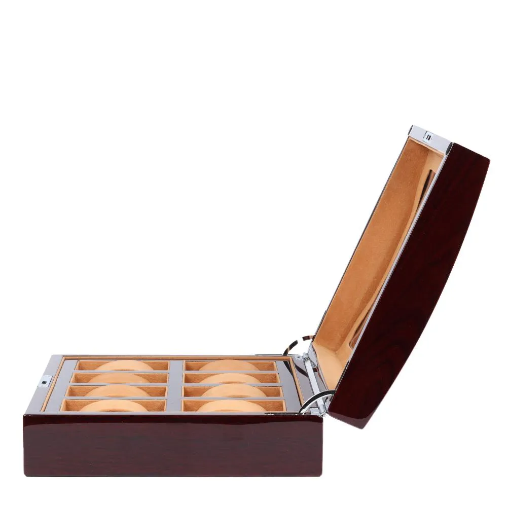 Elite Wooden Watchbox: 8 Slots