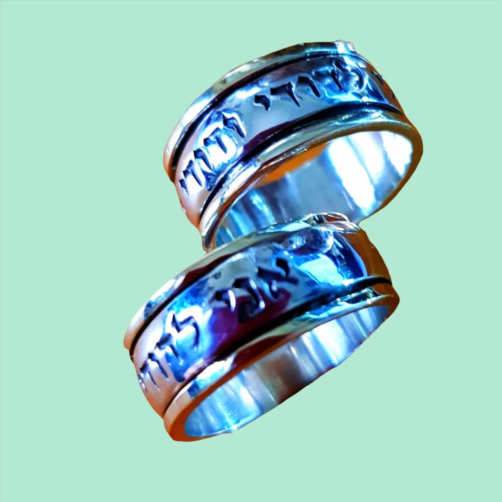 Engagement rings for woman Bluenoemi Israeli jewelry blessing ring