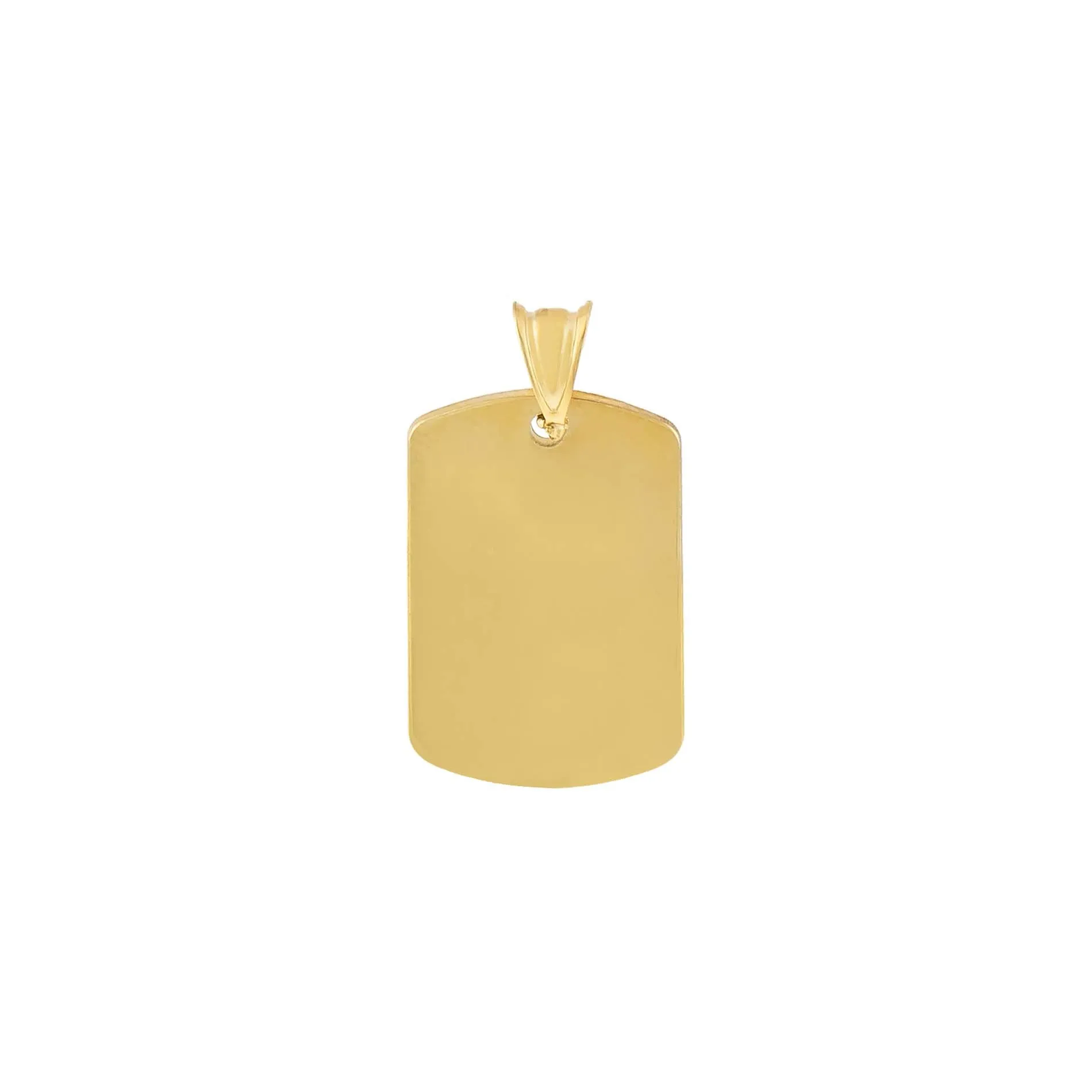 Engravable Men's Dog Tag Charm