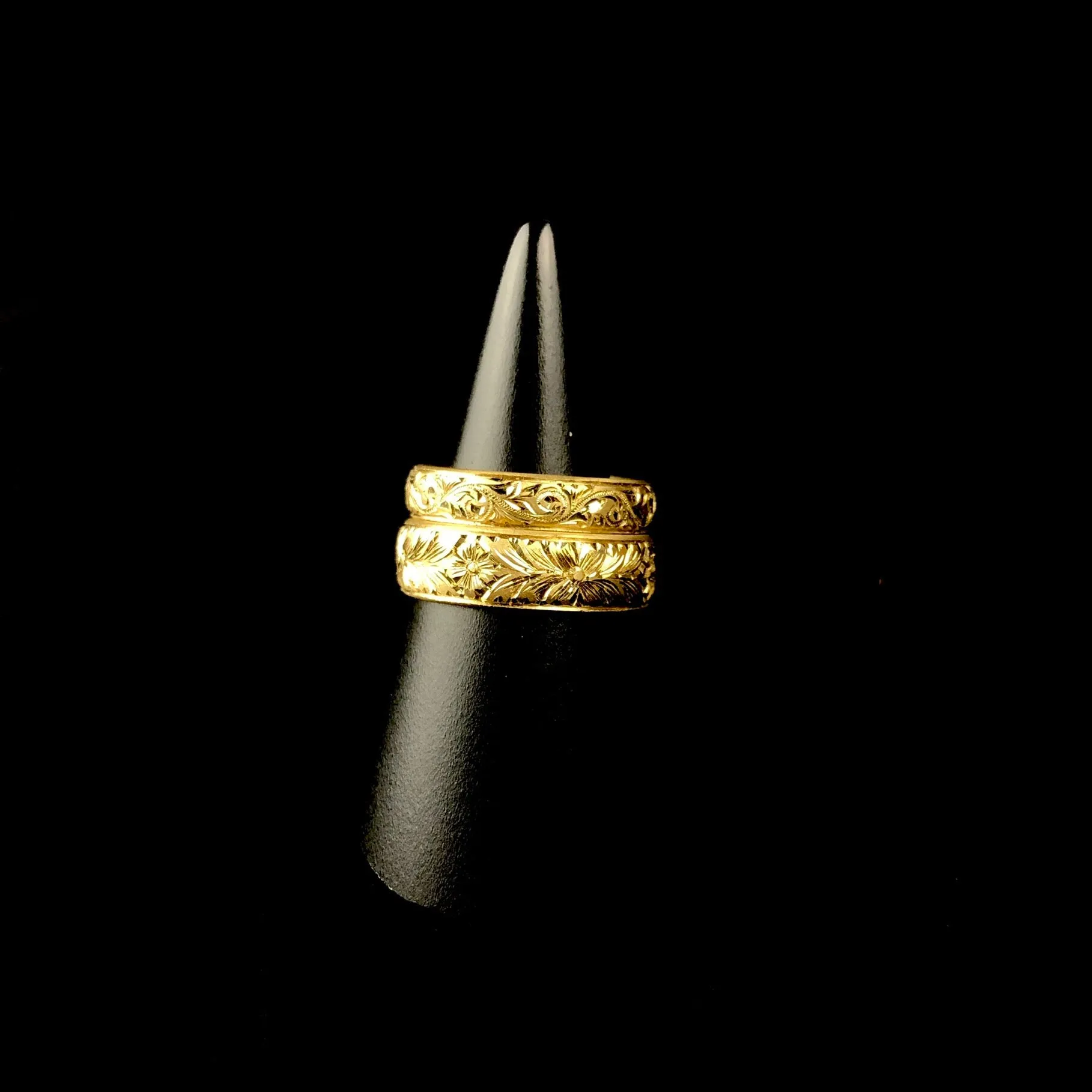Engraved Gold Band