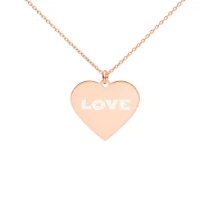 Engraved Heart Necklace