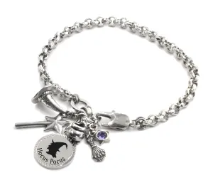 Engraved Witch Bracelet Hocus Pocus