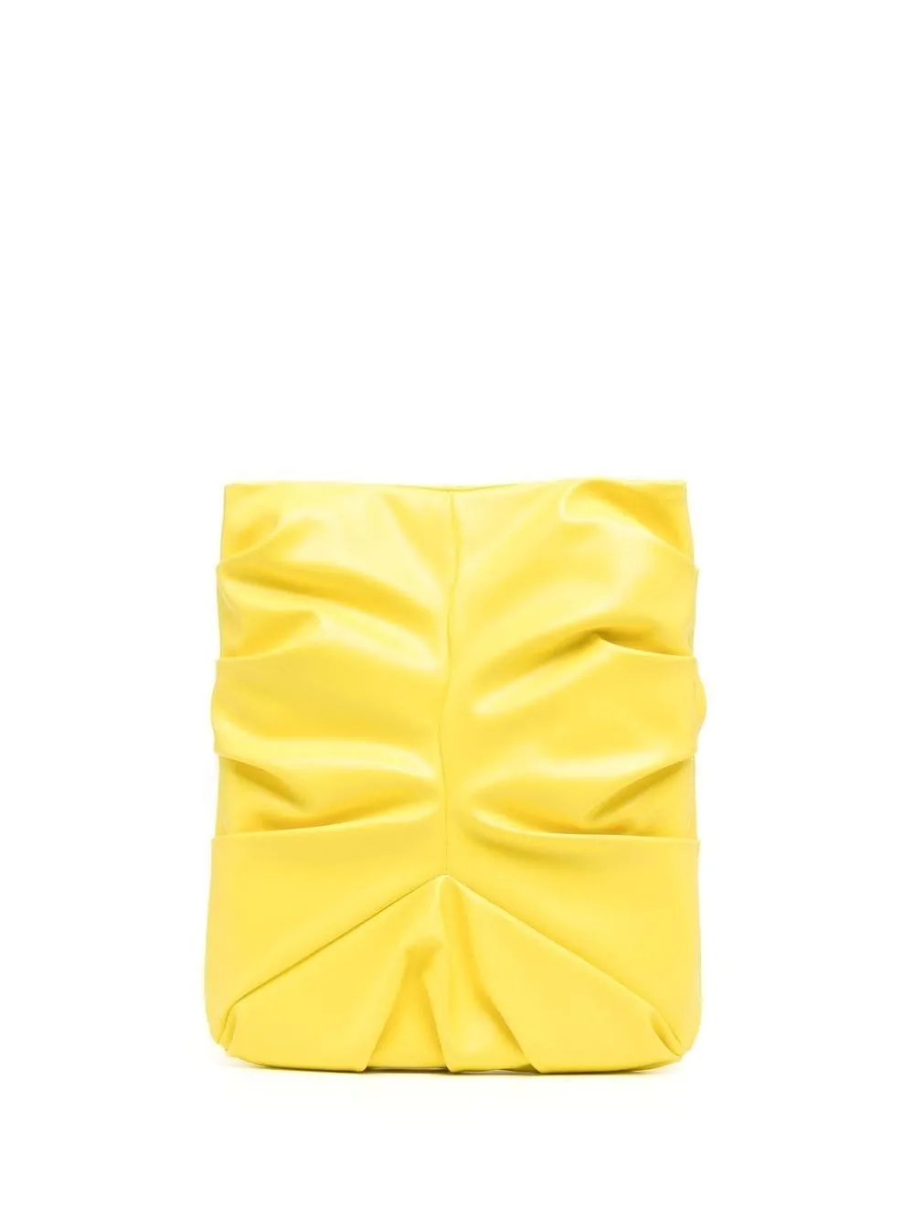 ESME CLUTCH WITH A TWIST DETAIL YEL