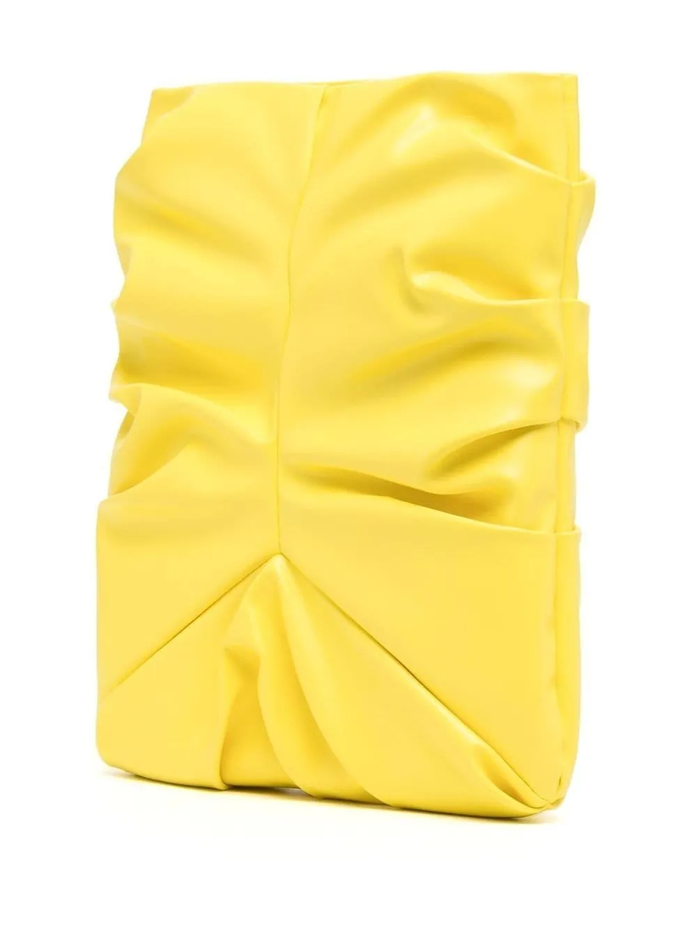 ESME CLUTCH WITH A TWIST DETAIL YEL