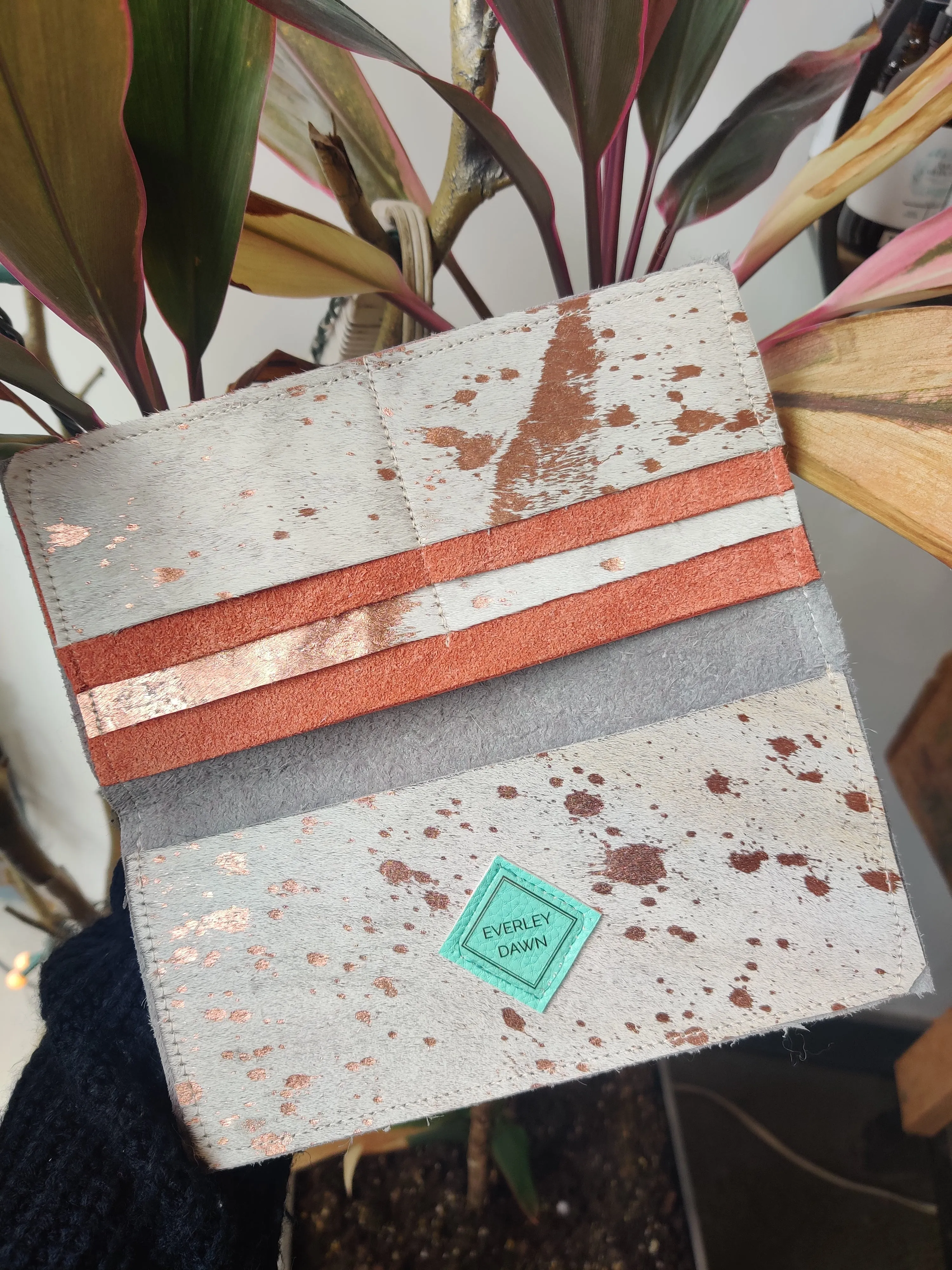 Everley Dawn Rowan Wallet ~ Acid Wash Rose Gold