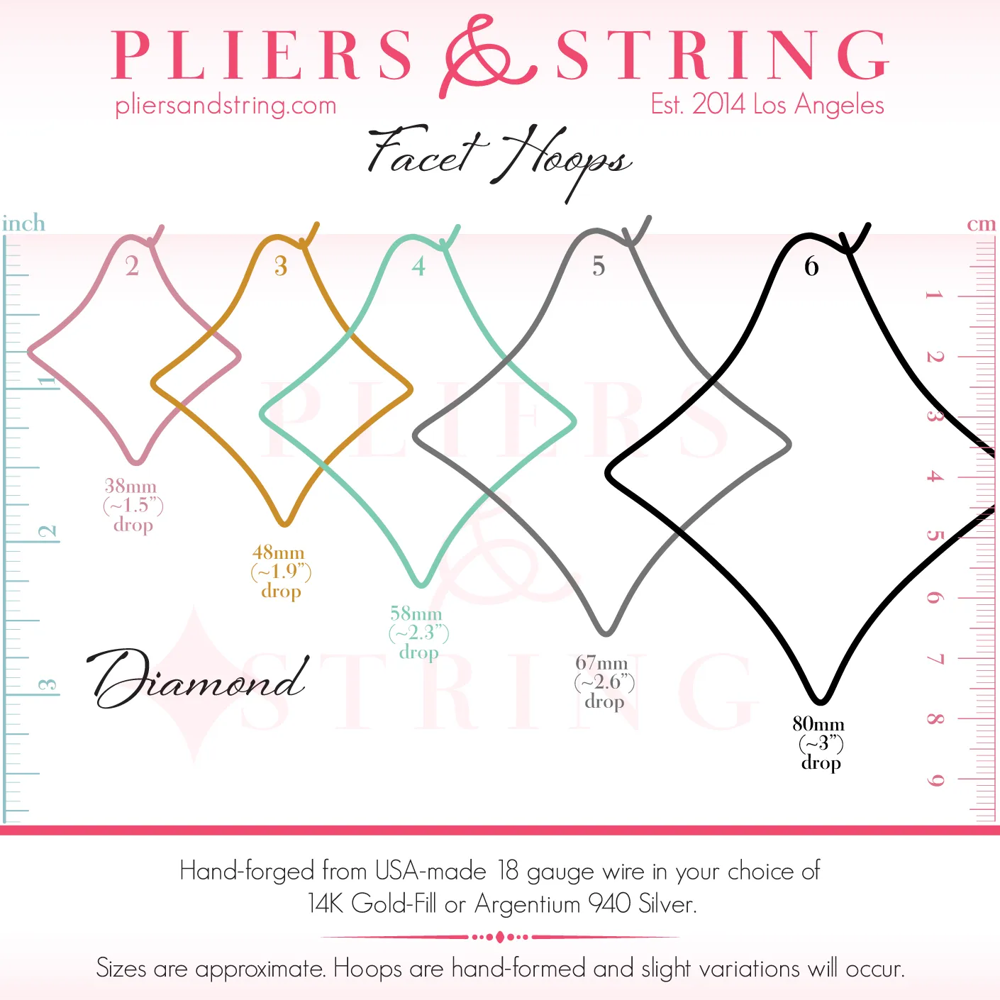 FACET Diamond Hoops