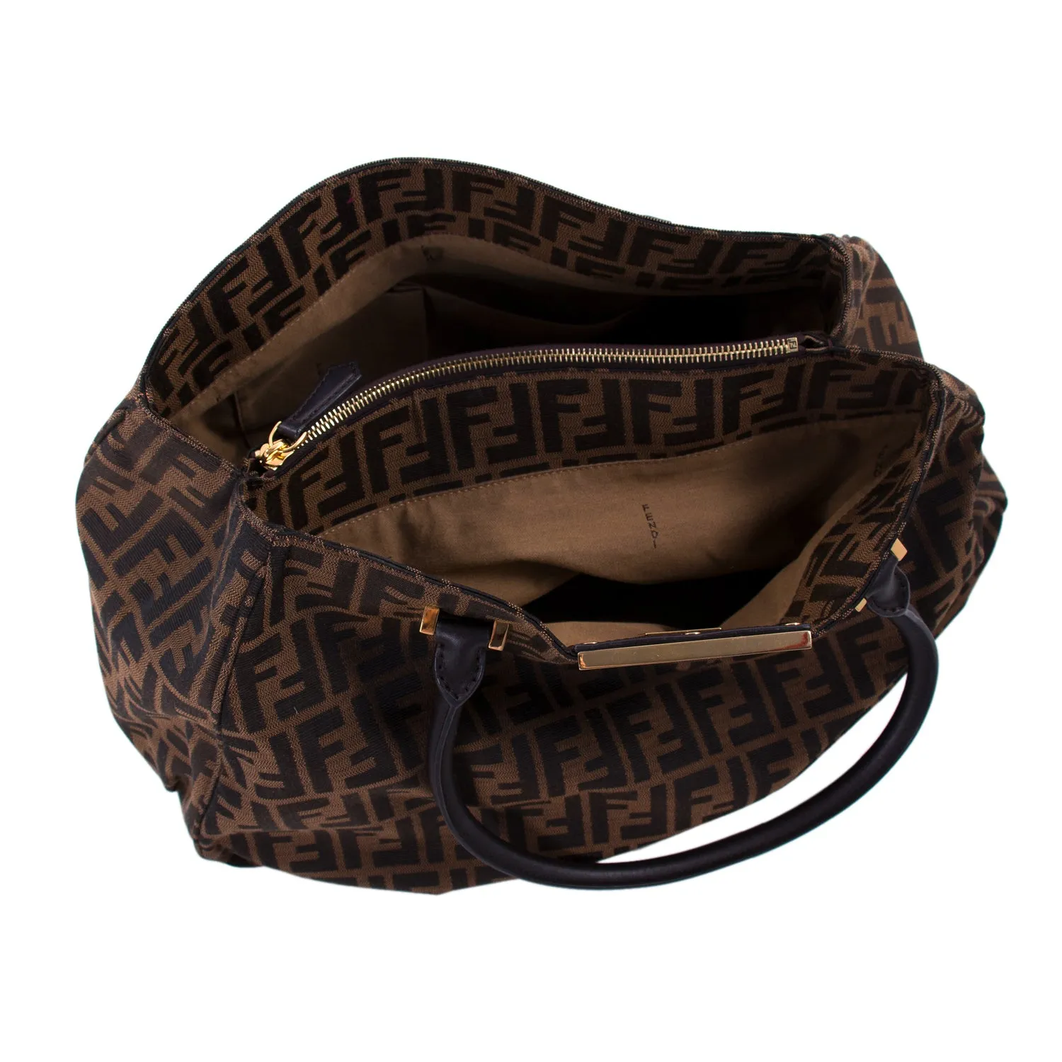 Fendi Zucca Canvas Hobo Bag