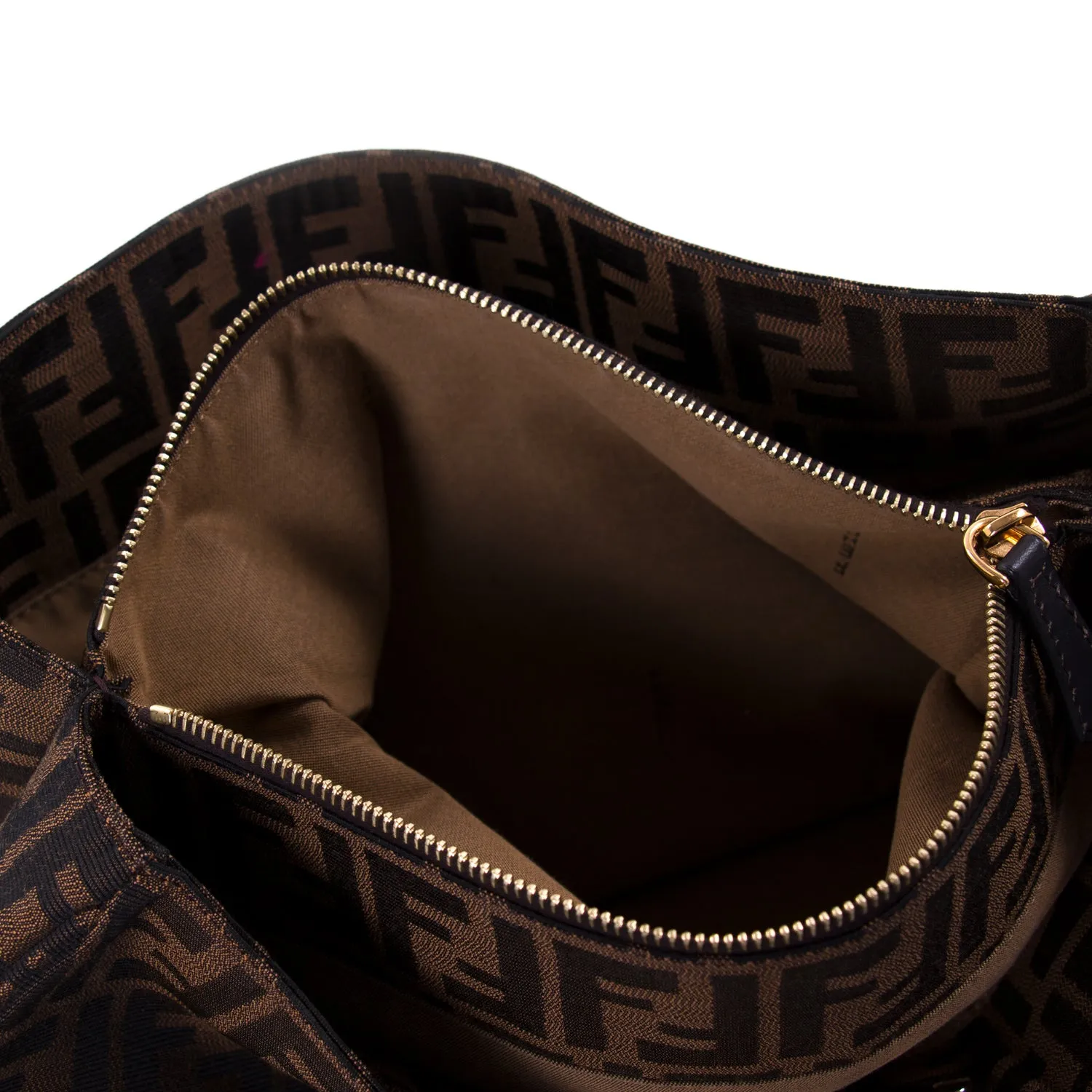 Fendi Zucca Canvas Hobo Bag