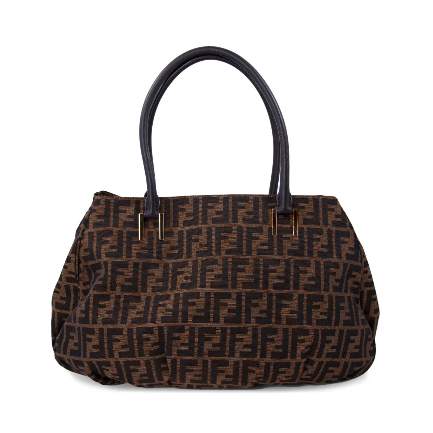 Fendi Zucca Canvas Hobo Bag