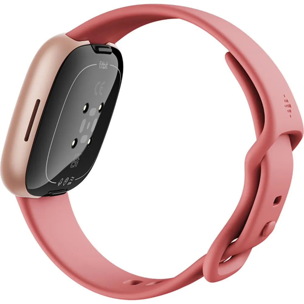 Fitbit Versa 4 Fitness Smartwatch, Pink Sand/Copper Rose Aluminum