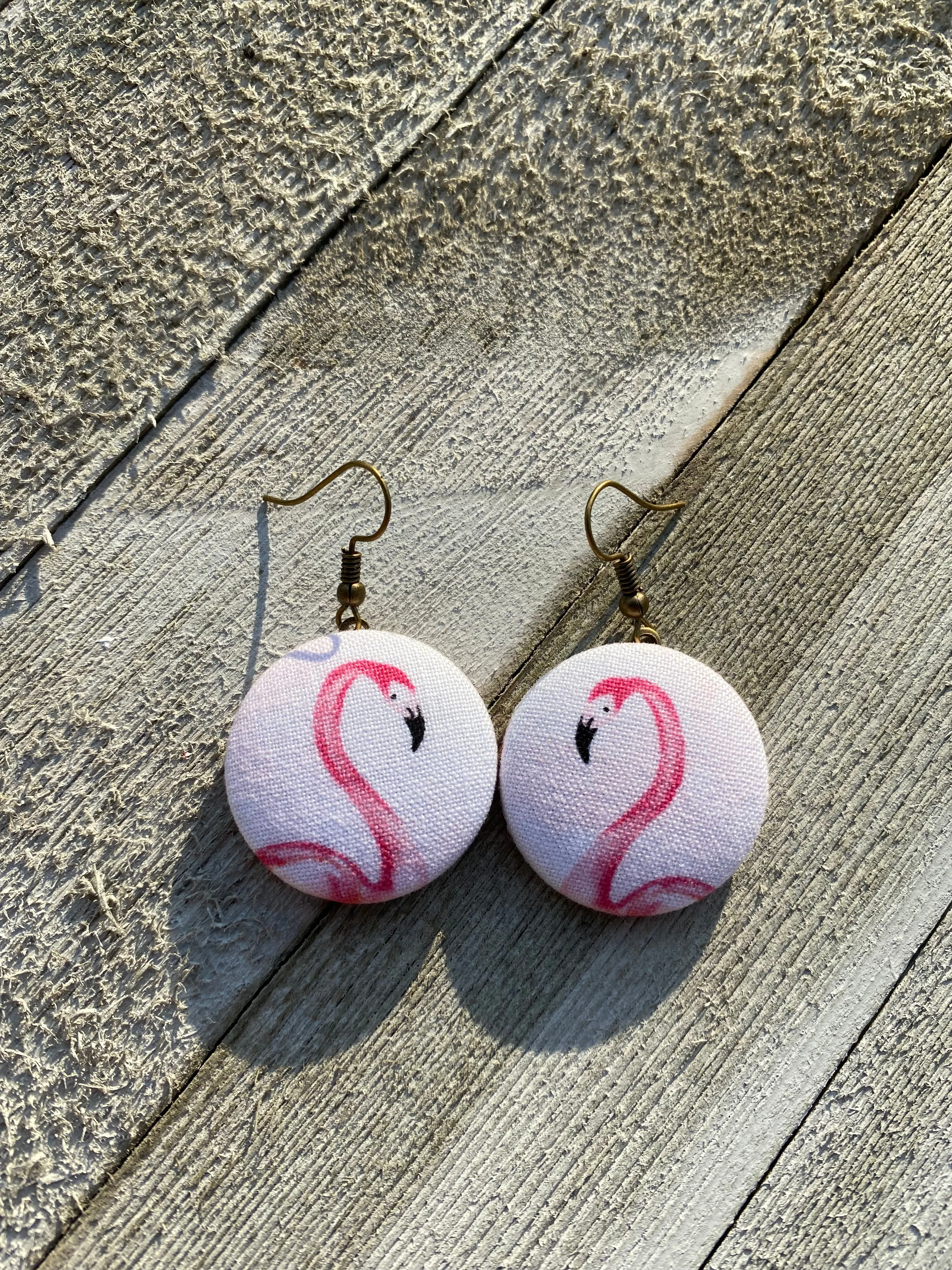 Flamingo Dangle Earrings