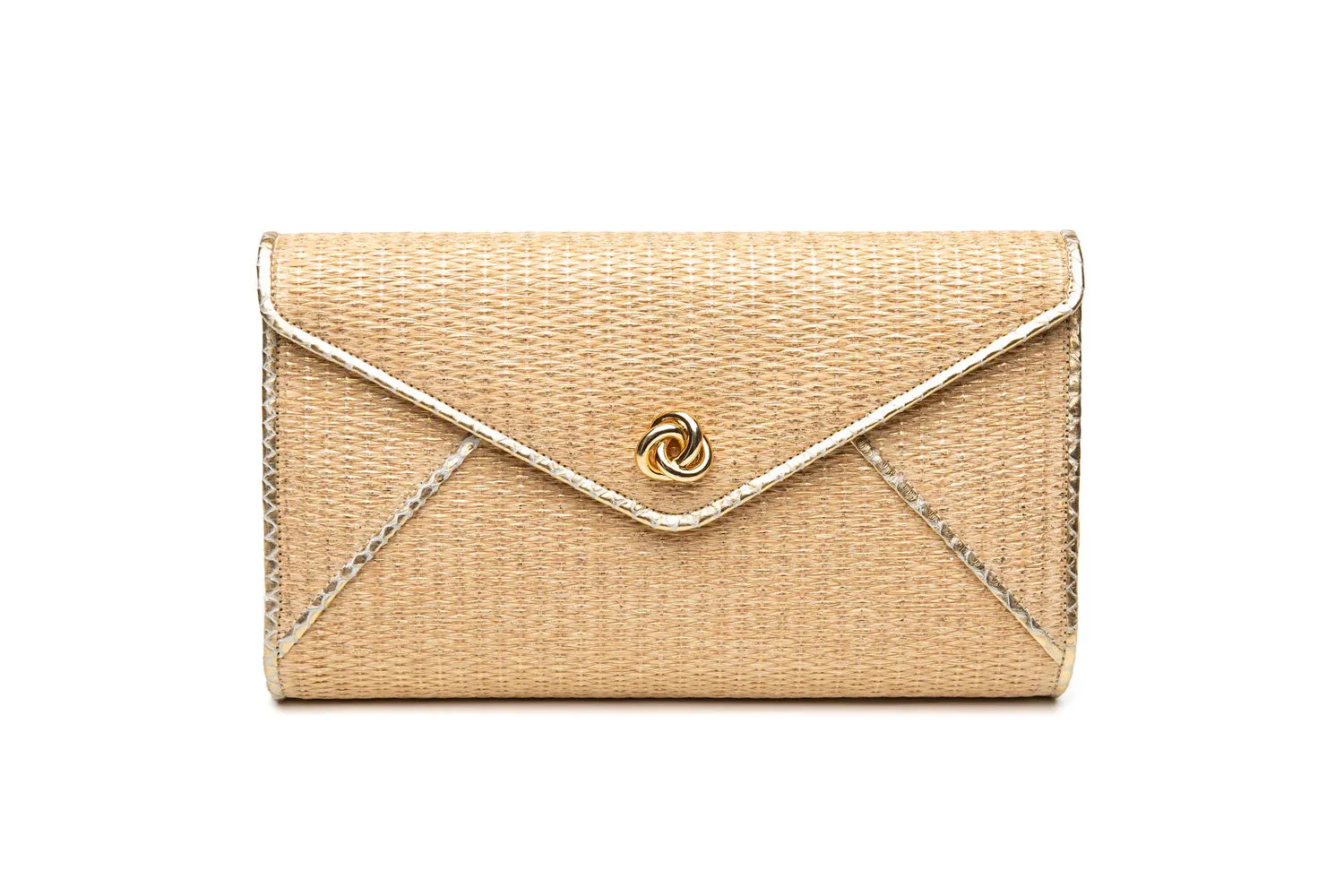 Frieda Clutch in Natural