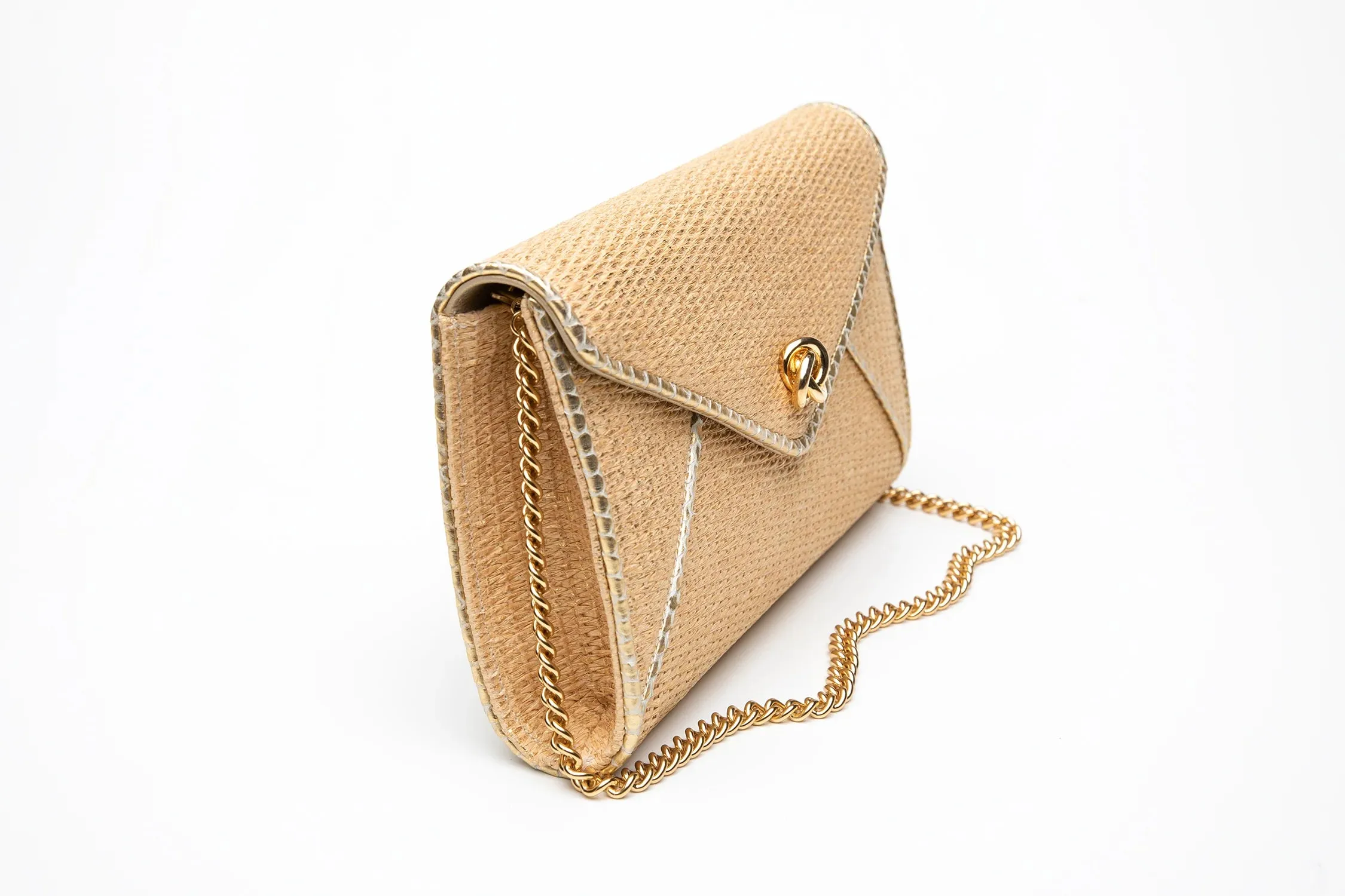 Frieda Clutch in Natural