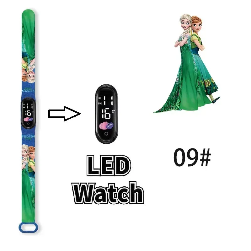 Frozen Princess Elsa Children Watches for Girls Sport Bracelet LED Women Watch Kids Electronic Digital Clock kids watch gifts