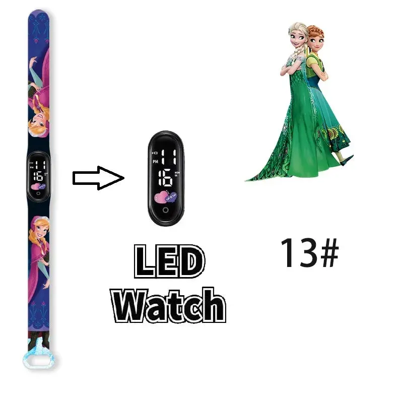 Frozen Princess Elsa Children Watches for Girls Sport Bracelet LED Women Watch Kids Electronic Digital Clock kids watch gifts