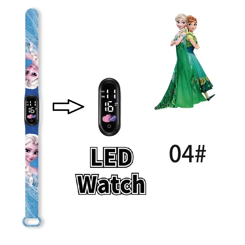 Frozen Princess Elsa Children Watches for Girls Sport Bracelet LED Women Watch Kids Electronic Digital Clock kids watch gifts