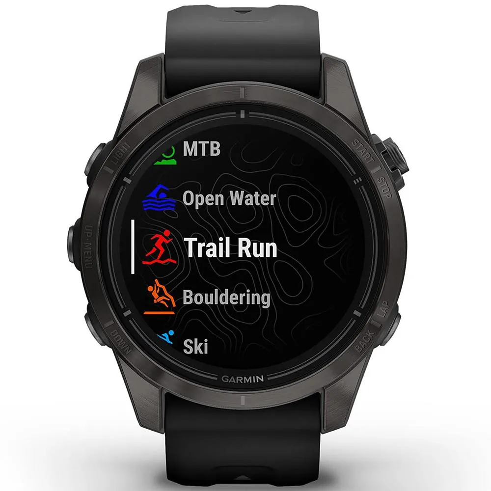 Garmin Epix Pro (Gen 2) 42mm Sapphire Carbon Gray DLC Black with 2 Year Warranty