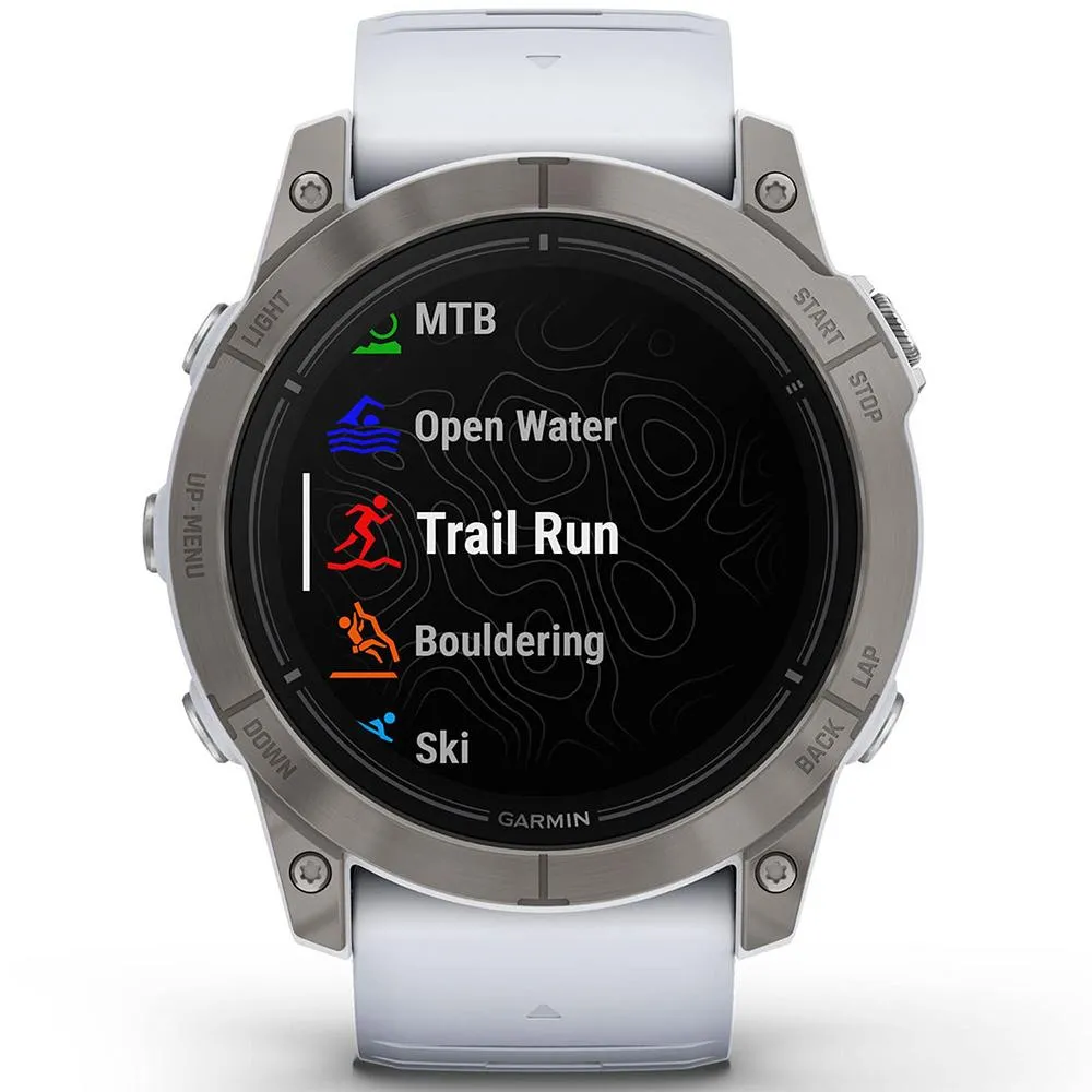 Garmin Epix Pro Gen 2 51mm Sapphire Titanium w/ Whitestone Band 2 Year Warranty