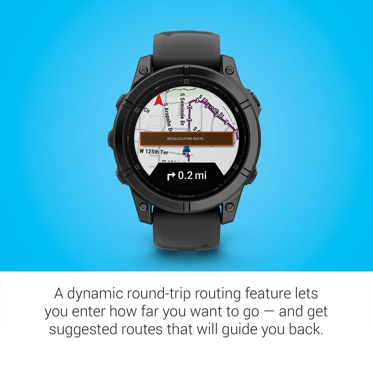 Garmin fenix E 47 mm, AMOLED,Slate Gray Steel with Black Silicone Band