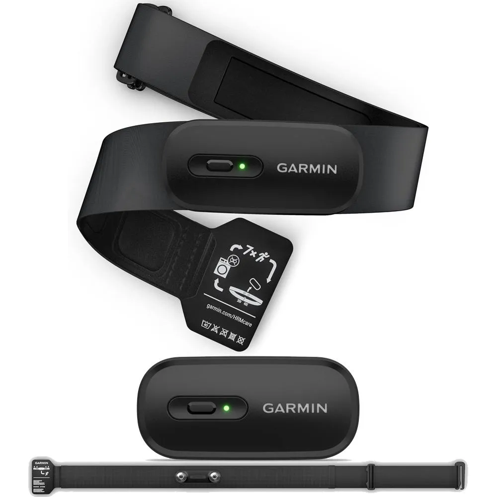 Garmin Forerunner 165 Music Smart Sport Watch M.Gray  Whitestone  HRM 200 (XS-S) Bundle