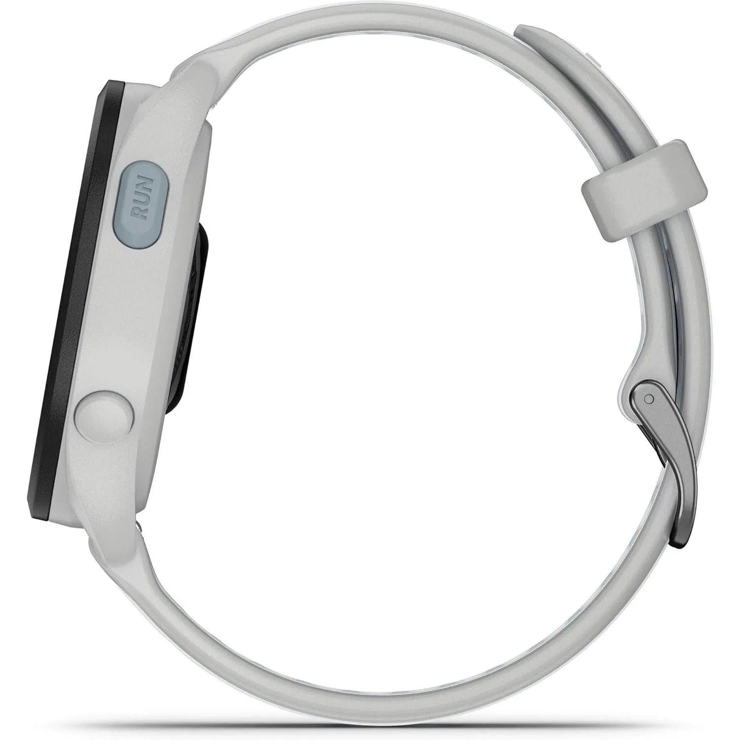 Garmin Forerunner 165 Music Smart Sport Watch M.Gray  Whitestone  HRM 200 (XS-S) Bundle