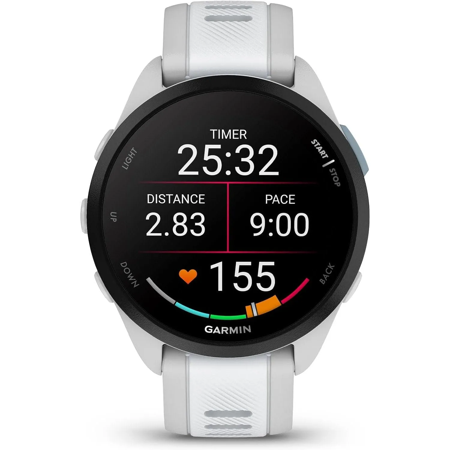 Garmin Forerunner 165 Smart Sport Watch, Mist Gray   Whitestone