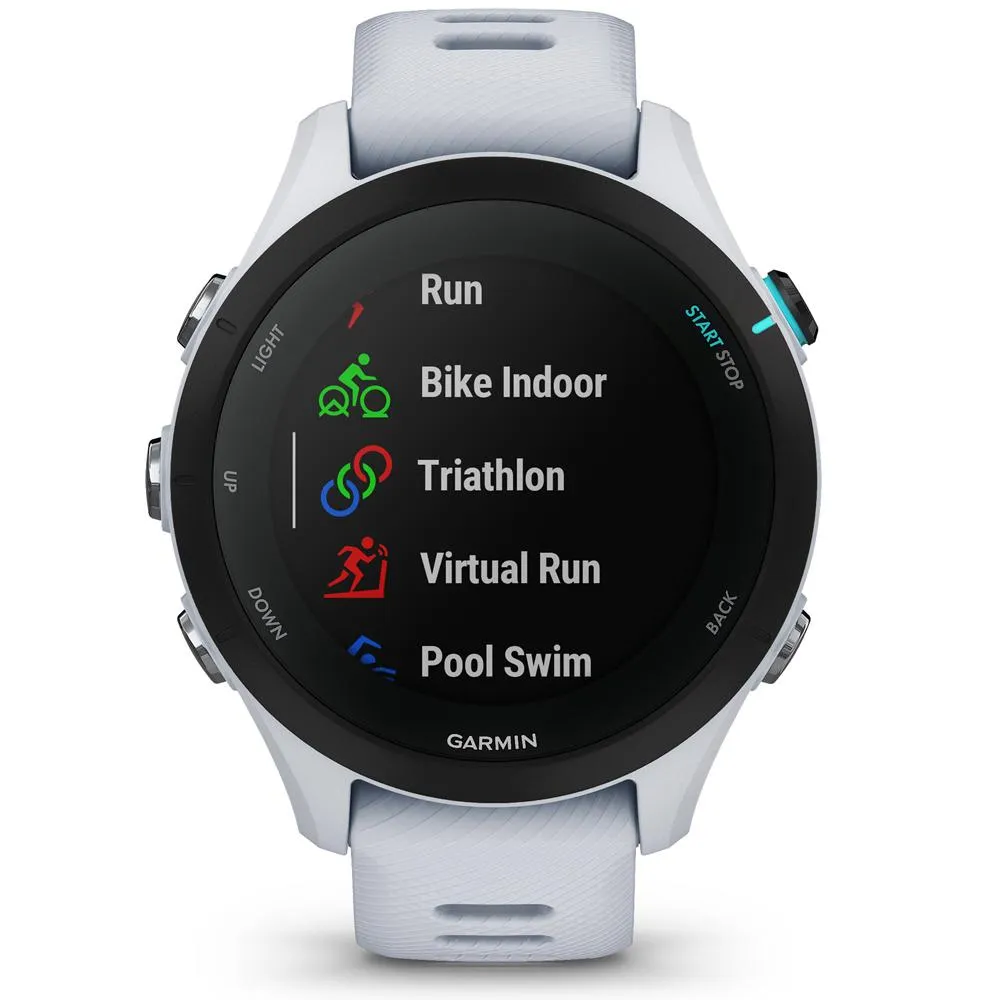 Garmin Forerunner 255 Music GPS Smartwatch, Whitestone w/ Accessories Bundle