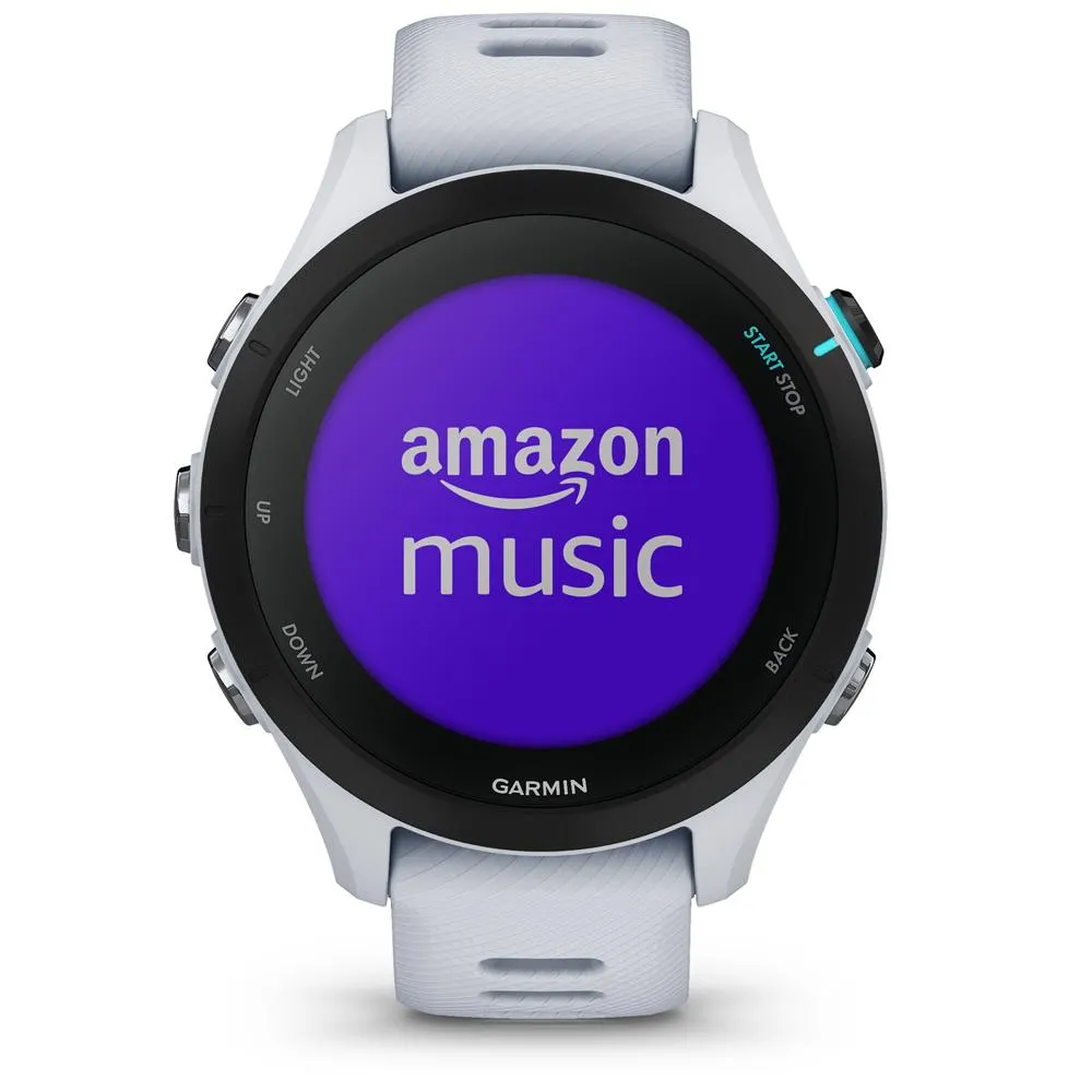 Garmin Forerunner 255 Music GPS Smartwatch, Whitestone w/ Accessories Bundle