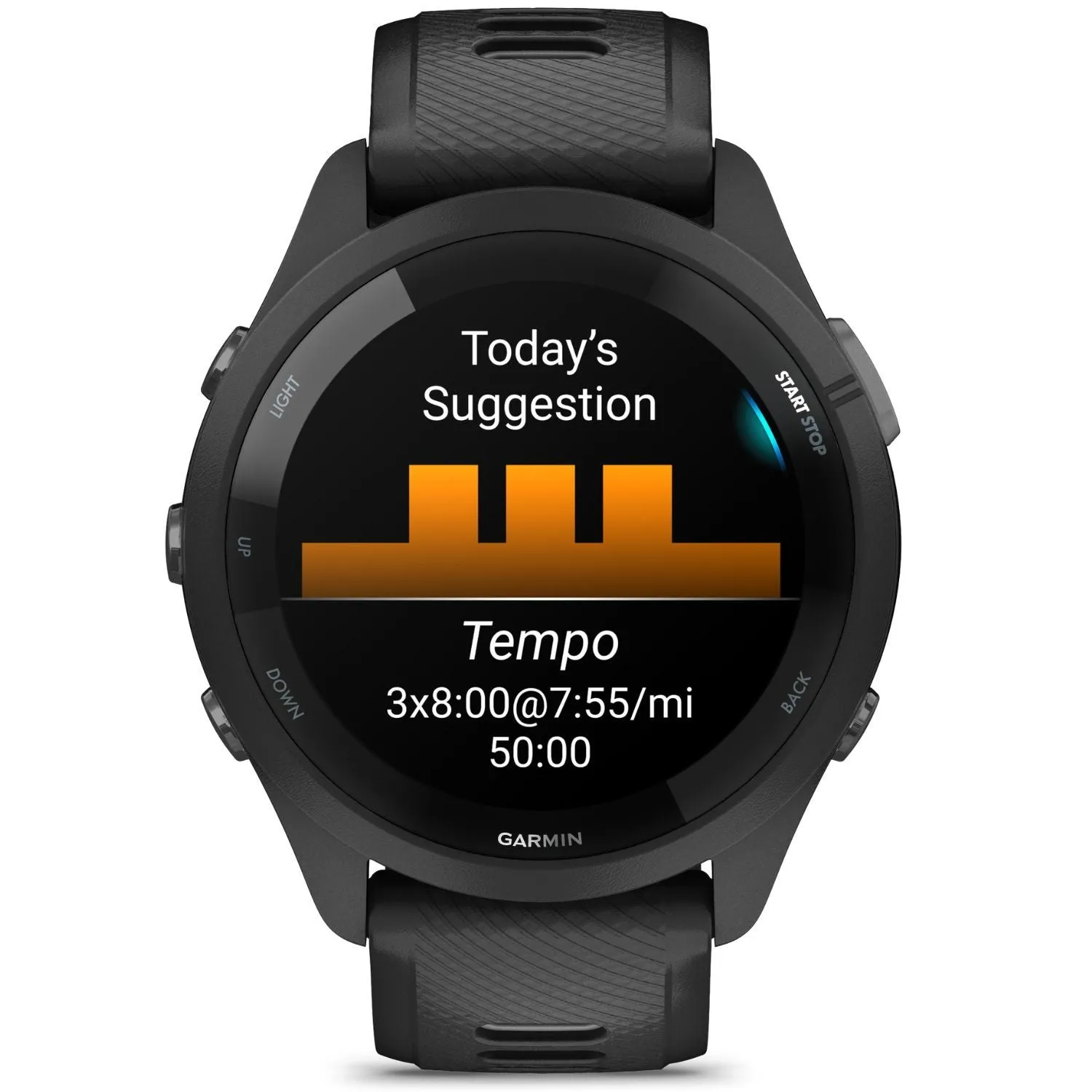 Garmin Forerunner 265 GPS Smartwatch - 46mm   Charging Dock   Protector Bundle