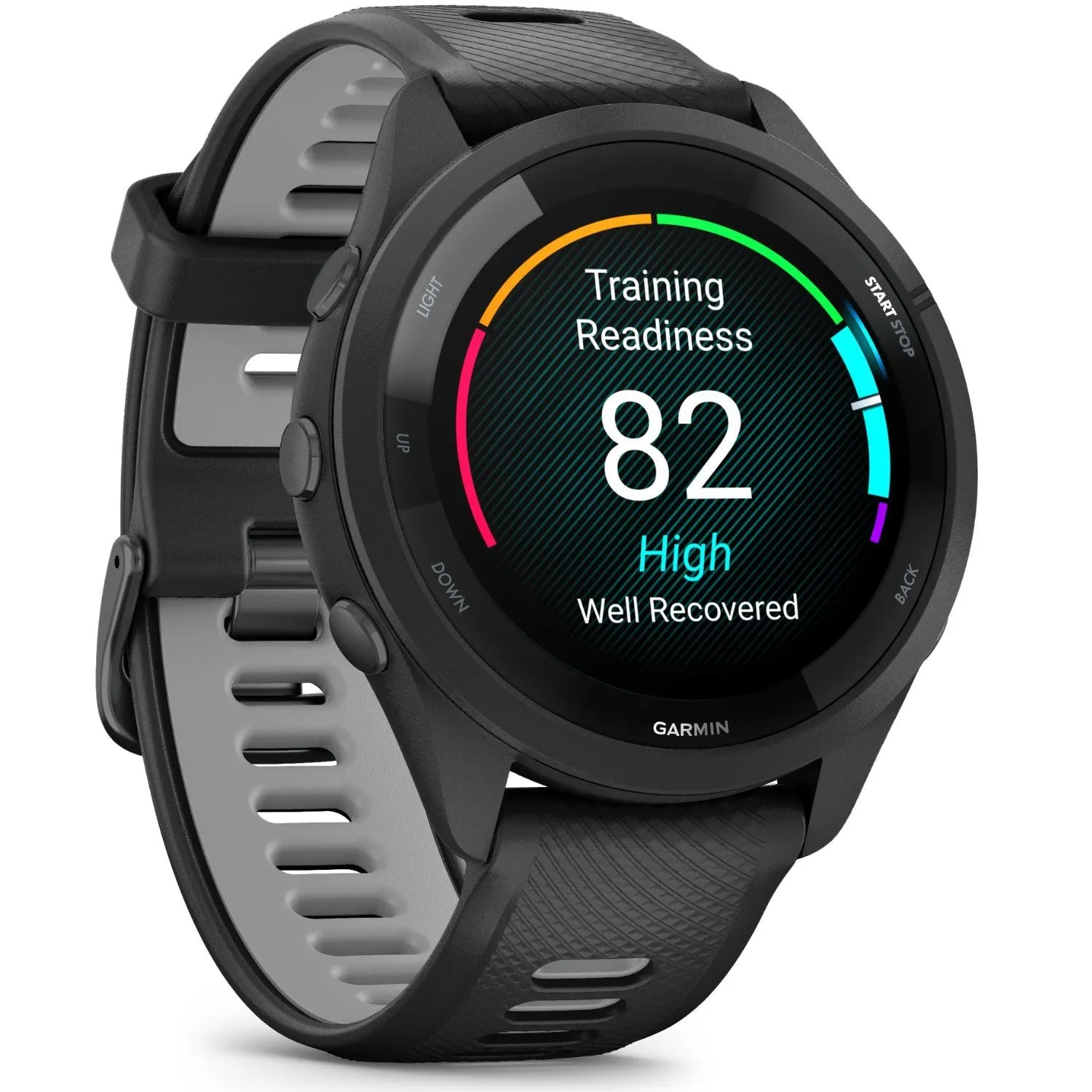 Garmin Forerunner 265 GPS Smartwatch - 46mm   Charging Dock   Protector Bundle