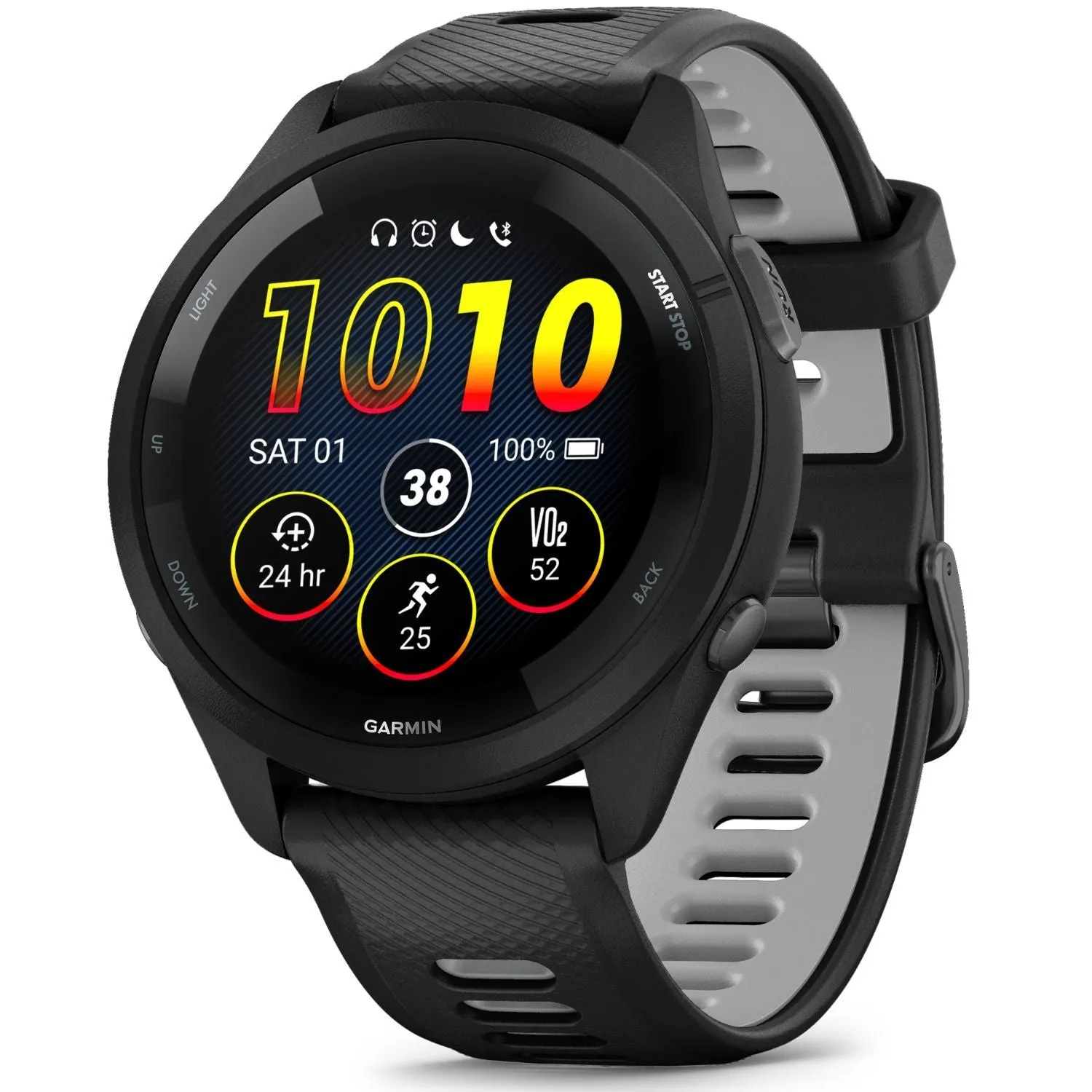 Garmin Forerunner 265 GPS Smartwatch - 46mm   Charging Dock   Protector Bundle