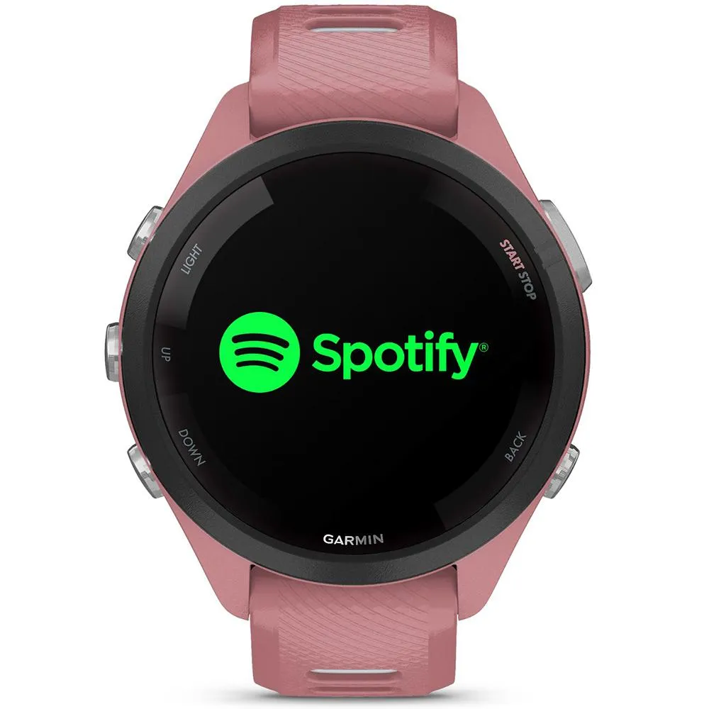 Garmin Forerunner 265S GPS Smartwatch Light Pink with Charging Dock Bundle