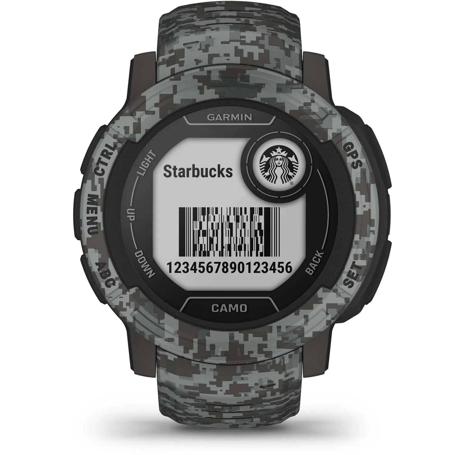 Garmin Instinct 2 Camo Edition GPS Smartwatch/Fitness Tracker - Graphite Camo