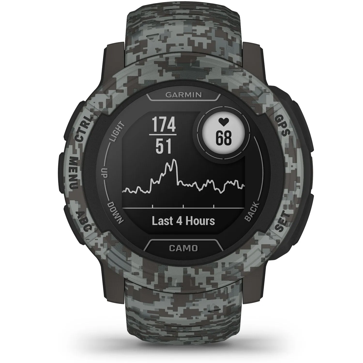 Garmin Instinct 2 Camo Edition GPS Smartwatch/Fitness Tracker - Graphite Camo