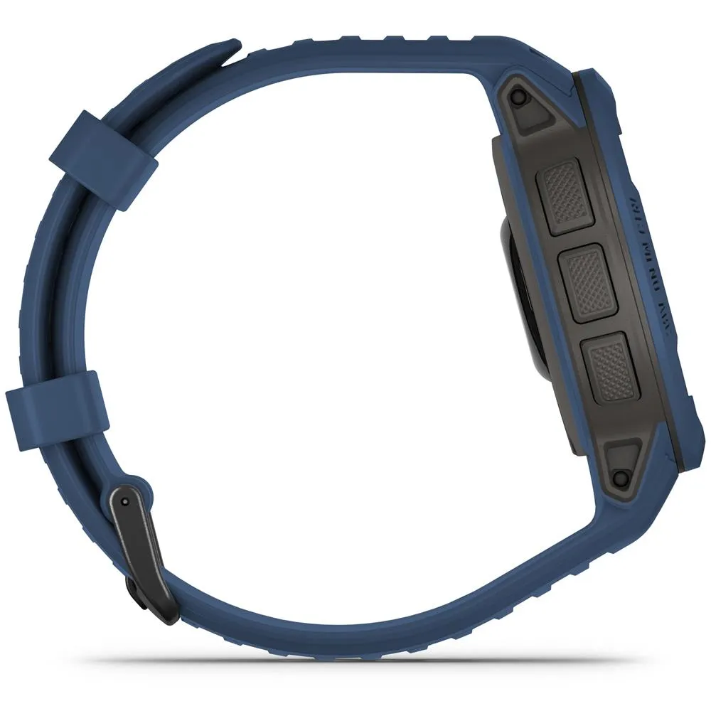 Garmin Instinct 2 Solar Smartwatch, Tidal Blue   Accessories Bundle