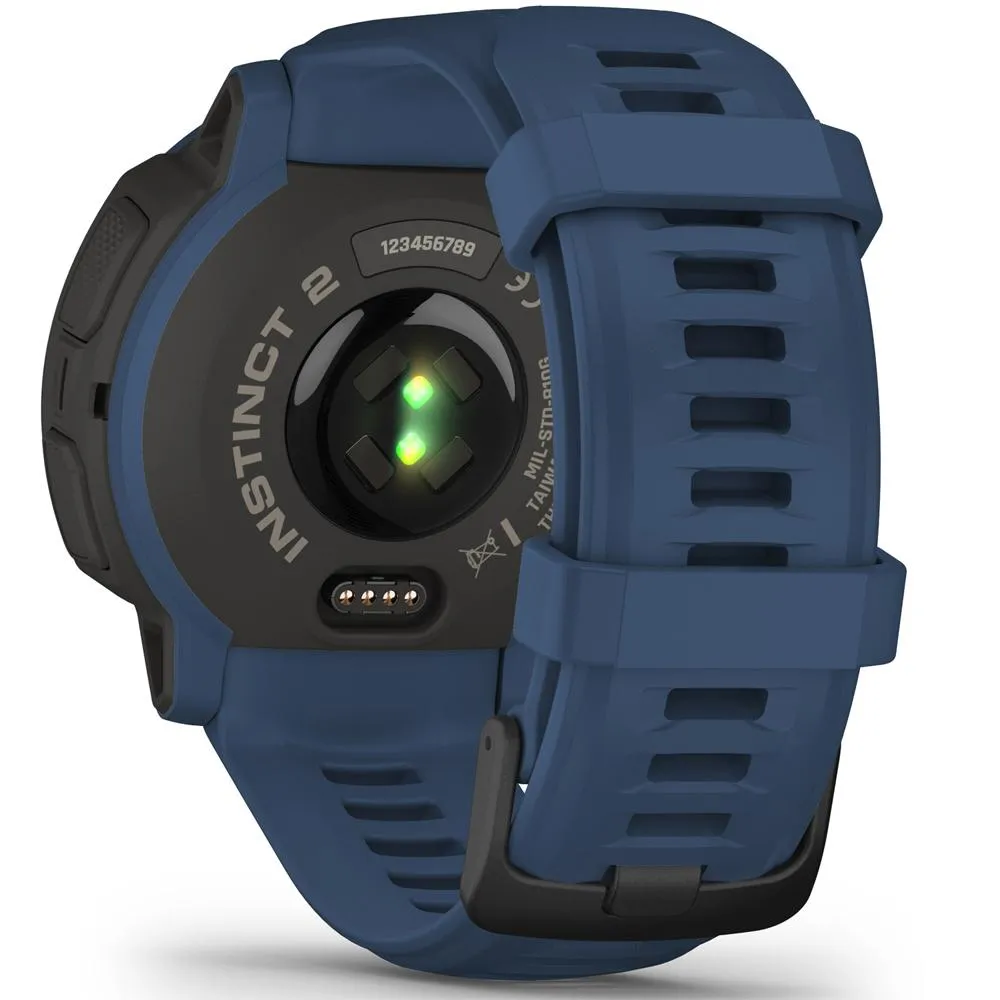 Garmin Instinct 2 Solar Smartwatch, Tidal Blue   Accessories Bundle