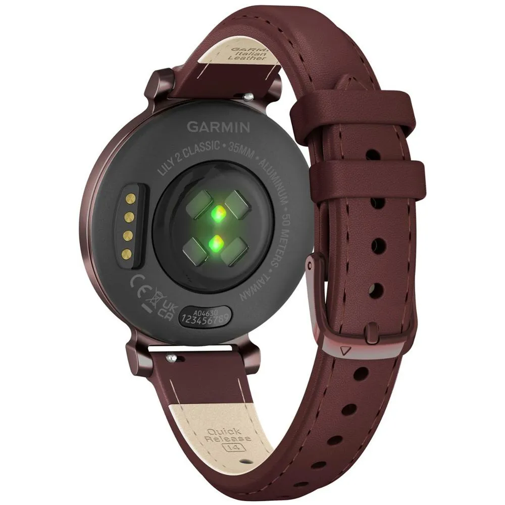 Garmin Lily 2 Classic Bronze with Mulberry Band Smartwatch   2 Year Warranty