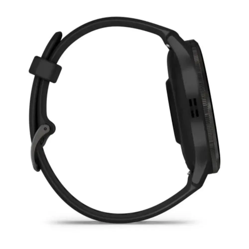 Garmin Venu 3 Health & Fitness GPS Smartwatch - Slate Stainless Steel Bezel with Black Case