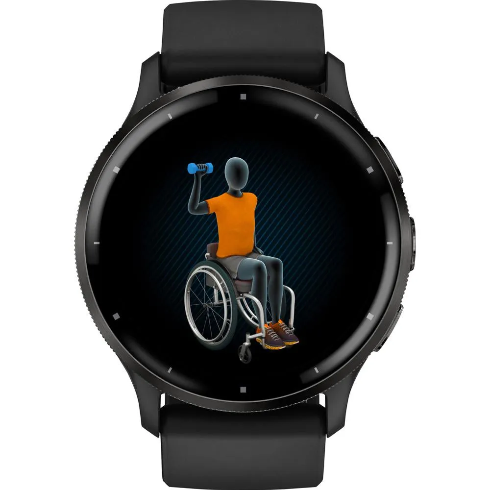 Garmin Venu 3 Health and Fitness GPS Smartwatch (45mm)   2 Year Protection Pack