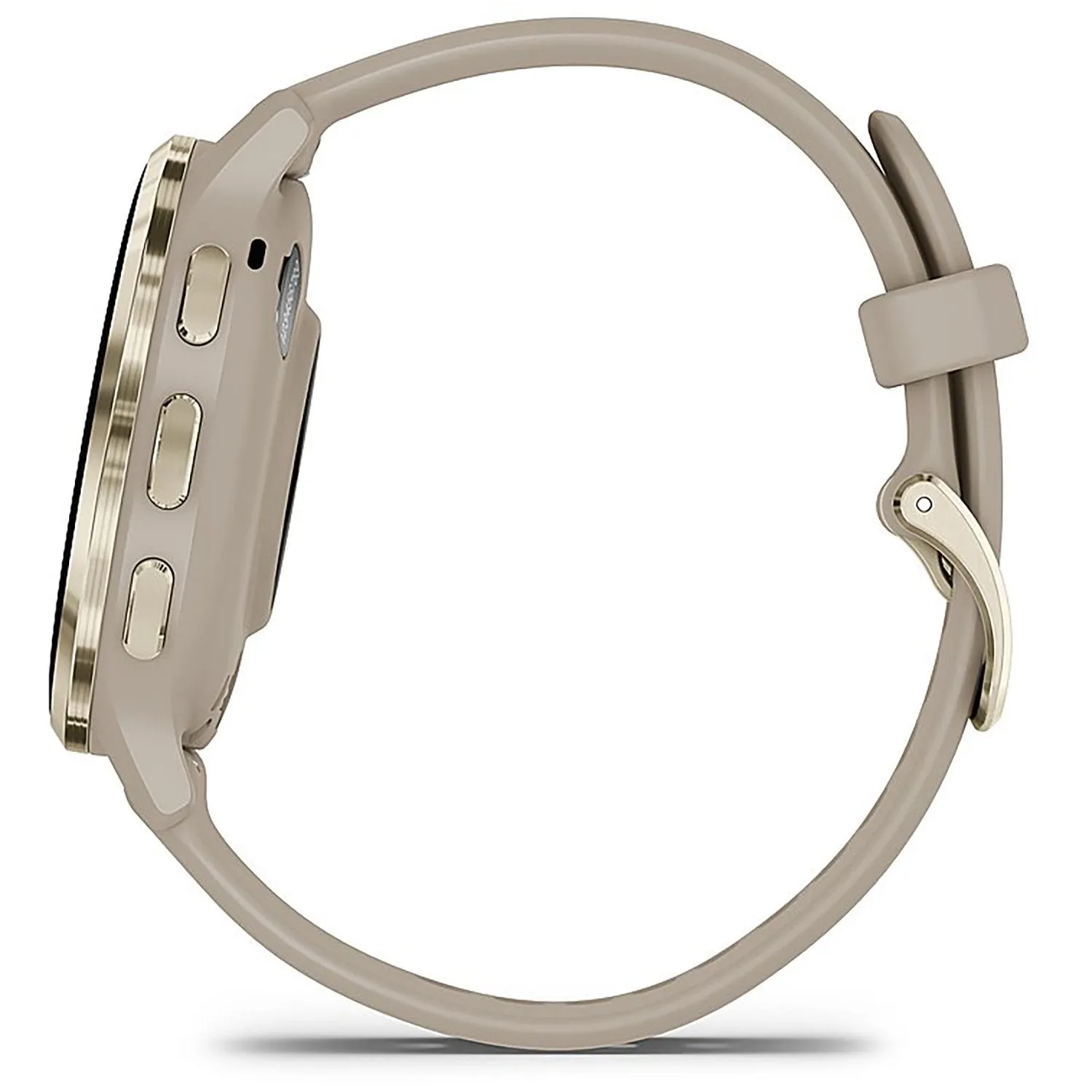 Garmin Venu 3S Health Fitness GPS Smartwatch Gold Steel Bezel w/French Gray Case (41mm)