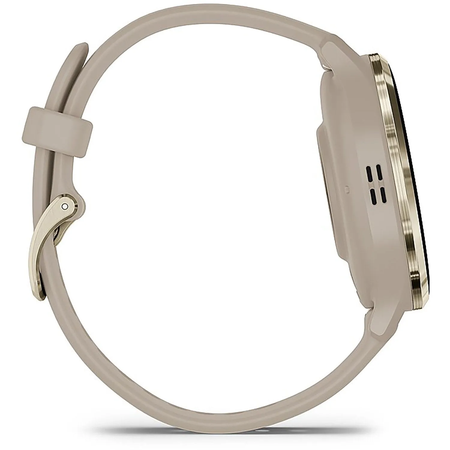 Garmin Venu 3S Health Fitness GPS Smartwatch Gold Steel Bezel w/French Gray Case (41mm)