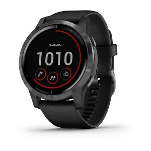Garmin Vivoactive 4 Silicone Black Strap Full Color Display Dial Watch - 010-02174-14