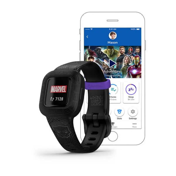 Garmin vivofit jr. 3, Marvel (Black Panther)
