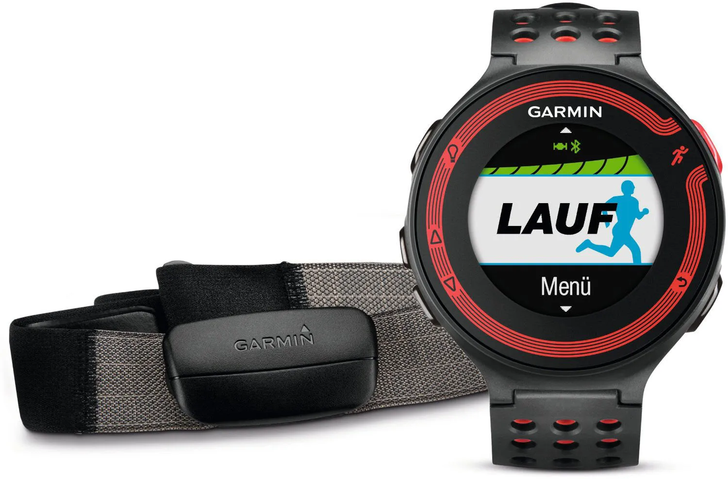 Garmin Watch Forerunner 220 Black Red   HRM